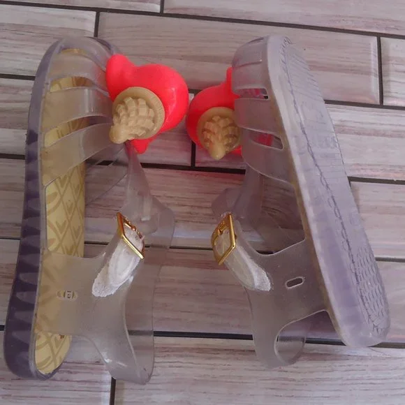 SIZE 3. Mini Melissa girl's jelly sandals. - Picture 7 of 16